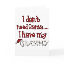Grammy For Christmas Greeting Cards