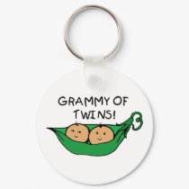 Grammy of Twins Pod keychains by Scrappintwins Grammy of Twins Pod keychains
