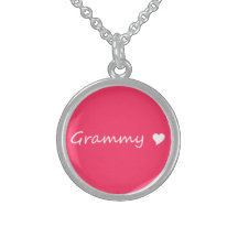 Grammy With Heart Personalized Necklace