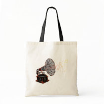 Gramophone Canvas Bags