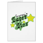 Grampy's Super Star Greeting Card