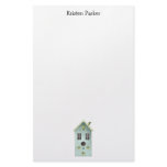 Gram's Garden · Blue Birdhouse Customized Stationery