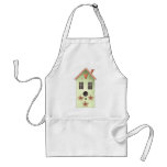 Gram's Garden · Green Birdhouse Aprons