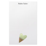 Gram's Garden · Green Heart Custom Stationery