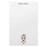 Gram's Garden · Pink Birdhouse Stationery Paper