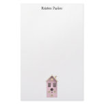 Gram's Garden · Purple Birdhouse Custom Stationery
