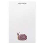 Gram's Garden · Purple Snail Personalized Stationery