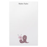Gram's Garden · Purple Worm Customized Stationery