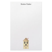 Gram's Garden · Yellow Birdhouse Stationery Paper