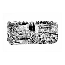 Gran Calavera Eléctrica by José Guadalupe Posada Posters