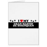 GRAN MASTIN DE BORIQUEN_ GREETING CARD