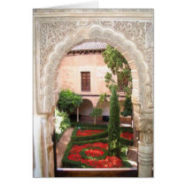 Granada La Alhambra Garden Flash cards