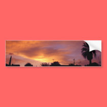 Granada Sunset Bumper Sticker Template bumper stickers