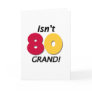 Grand 80th Birthday