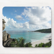 Grand Anse on the island of La Digue, Seychelles mousepads