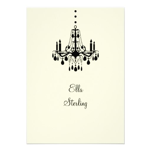 Grand Ballroom Birthday Invitation (ivory)