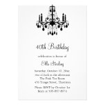 Grand Ballroom Birthday Invitation (white)