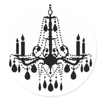 Grand Ballroom Sticker (white) zazzle_sticker
