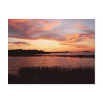 Grand Beach sunset postcards