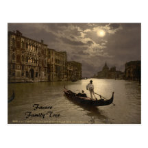 Grand Canal by Moonlight II, Venice, Italy Postcard