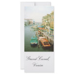 Grand Canal Venice Bookmark Custom Rack Cards