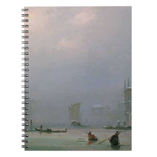 Grand Canal with Snow and Ice, 1849 Spiral Note Book