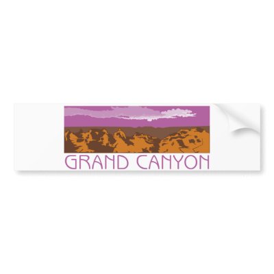 Grand Canyon Banner Bumper Stickers