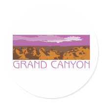Grand Canyon Banner Sticker