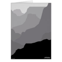 Grand Canyon - black - Art Gallery Selection cards by lonvig Grand Canyon - black - Art Gallery Selection cards