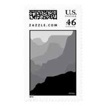 Grand Canyon - black - Art Gallery Selection postage by lonvig Grand Canyon - black - Art Gallery Selection postage