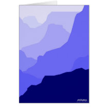 Grand Canyon - blue - Art Gallery Selection cards by lonvig Grand Canyon - blue - Art Gallery Selection cards