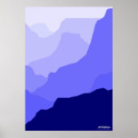 Grand Canyon - blue - Art Gallery Selection Print