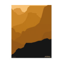 Grand Canyon - brown - Art Gallery Selection postcards by lonvig Grand Canyon - brown - Art Gallery Selection postcards