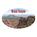 Grand Canyon Desert View Oval Sticker