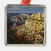 Grand Canyon from the south rim at sunset, 5 Christmas Ornament