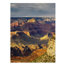 Grand Canyon from the south rim at sunset, Postcard