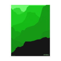 Grand Canyon - green - Art Gallery Selection postcards