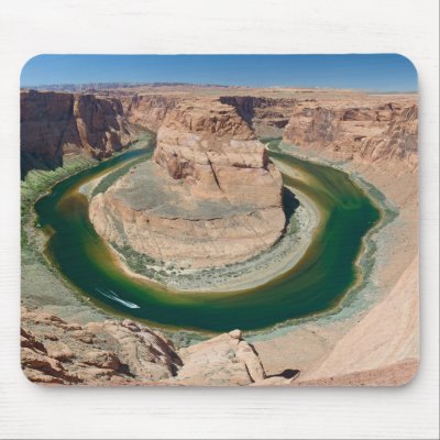 Grand Canyon Horse Shoe Bend Mouse Pad by inquester