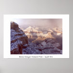Grand Canyon in Winter posters