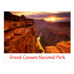 Grand Canyon National Park Sunset Arizona Postcard