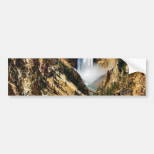 Grand Canyon Of The Yellowstone Park Looking Towar Bumper Stickers