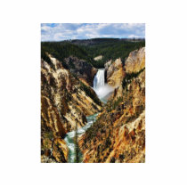 Grand Canyon Of The Yellowstone Park Looking Towar photo sculptures