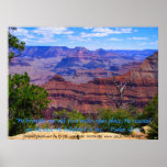 Grand Canyon Poster w/verse posters