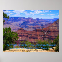 Grand Canyon Poster w/verse