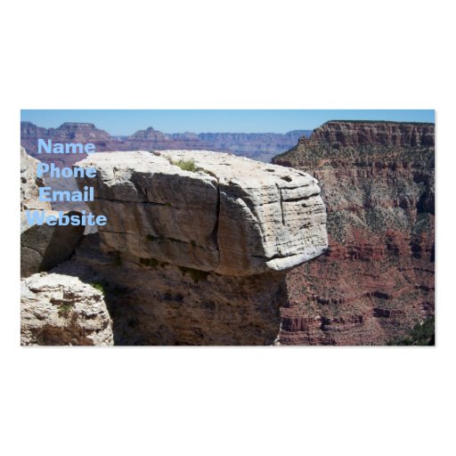 Grand Canyon Profile Card Business Card