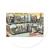 Grand Canyon Vintage Travel Sticker