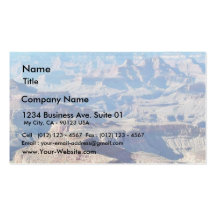 Grand Canyons Cliffs Hills Valleys 4 Business Card Templates