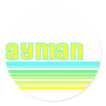 Grand Cayman Round Sticker