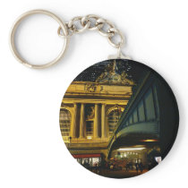 Grand Central Terminal, New York City at Night Keychains