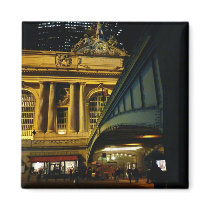 Grand Central Terminal, New York City at Night Refrigerator Magnet